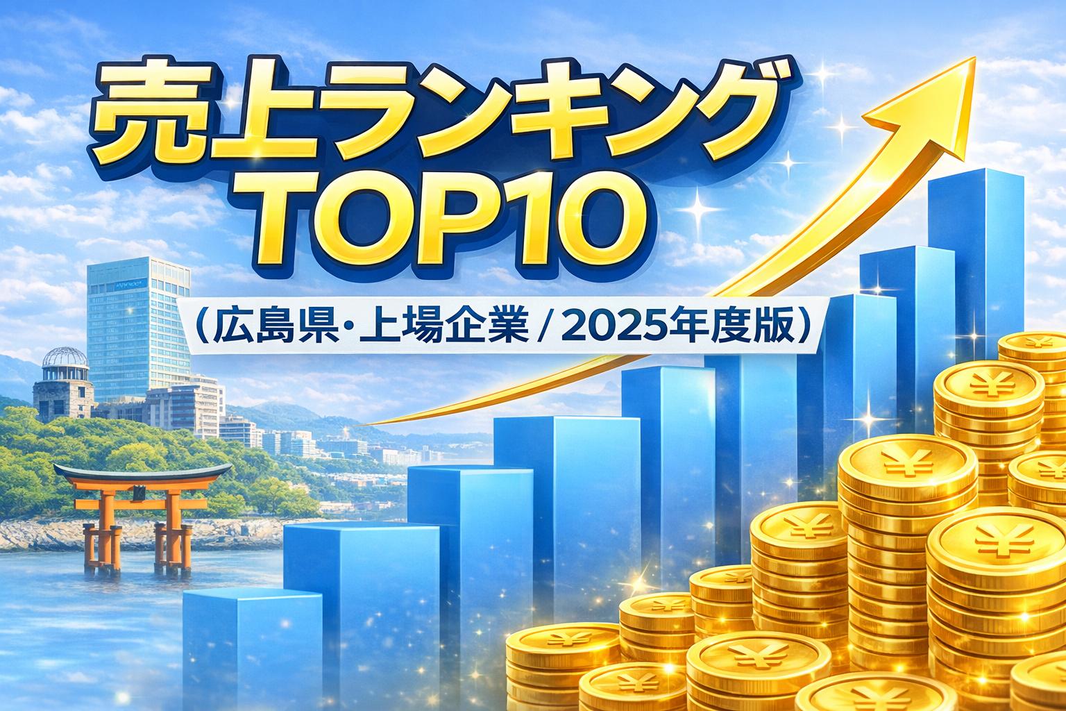 売上ランキングTOP10（広島県・上場企業／2025年度版・直近決算ベース）