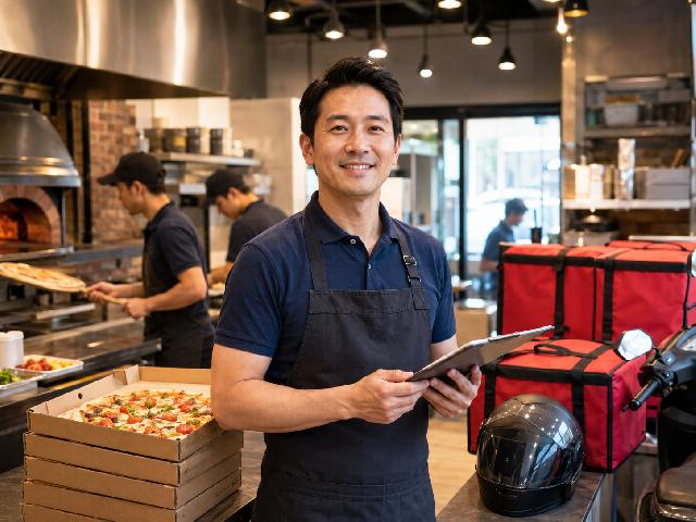 店長／幹部候補／地域限定社員（事業拡大中・老舗ピザデリバリーブランド運営会社）