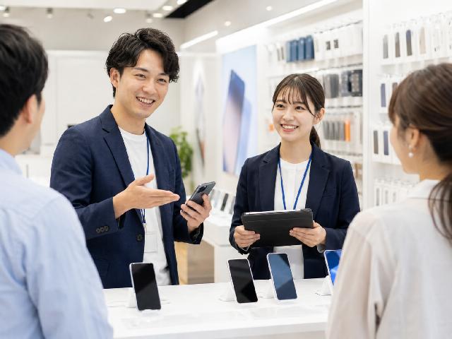 店頭販売員※福山エリア（携帯ショップ／携帯キャリア・大手照合商社出資販売代理店）